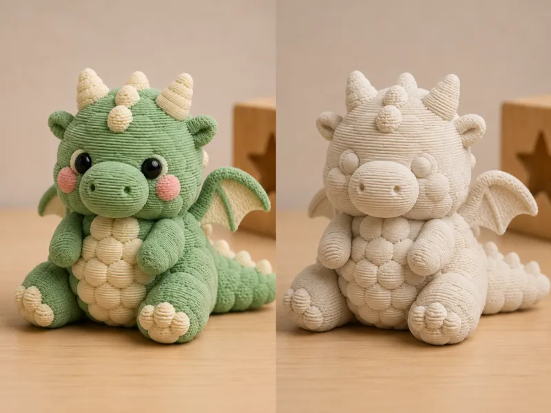 Marshmallow Dragon Plush Toy