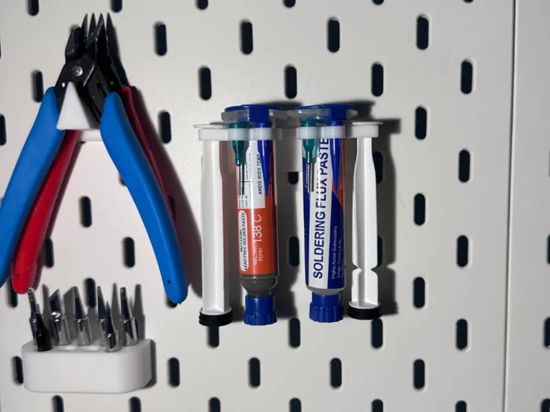 Skadis Solder Paste & Flux Syringe Holder