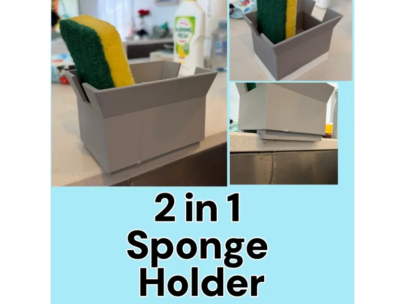 Sponge Holder – Smart Drainage & Flexible Setup