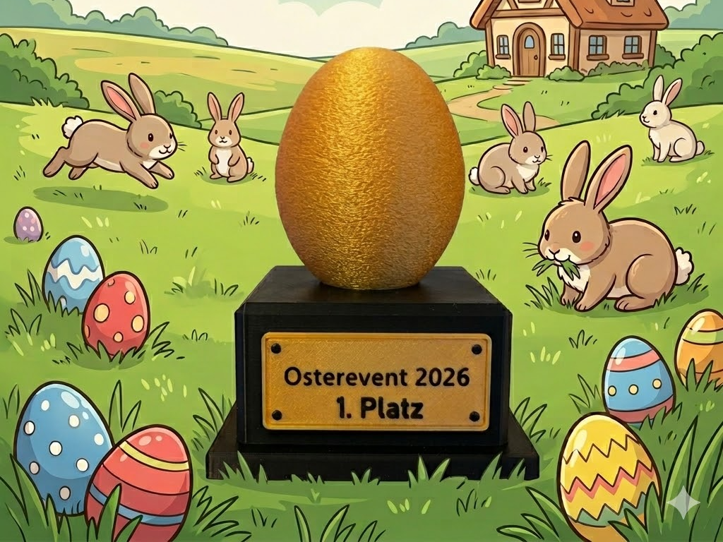 Pokal / Trophäe Ostereiersuche