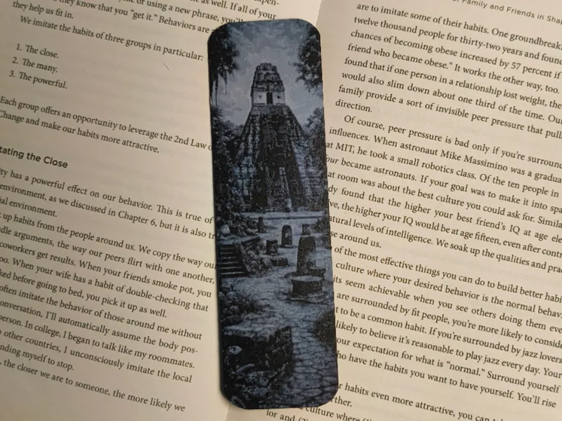 Tikal Temple I Bookmark