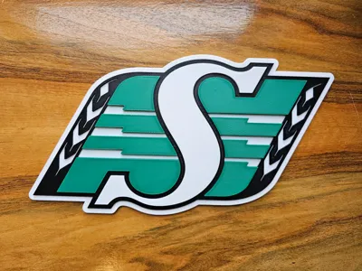 Saskatchewan Roughriders 3D Sign
