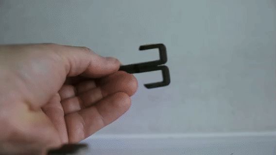 Ikea HULTARP hook adaptor for 10mm Glass