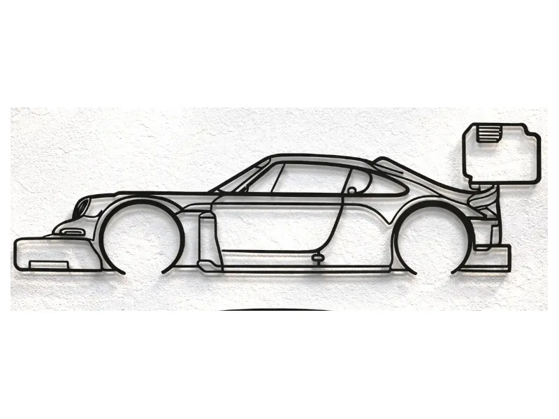 Porsche 911 Pikes Peak Silhouette