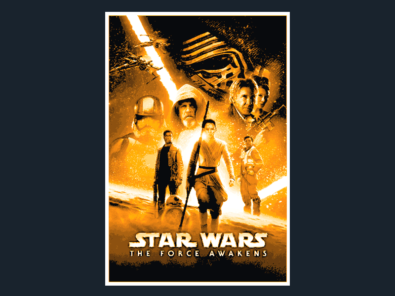 Star Wars The Force Awakens (Hueforge)