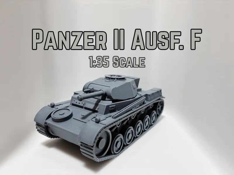 Panzer II - Ausf. F.  1:35 scale