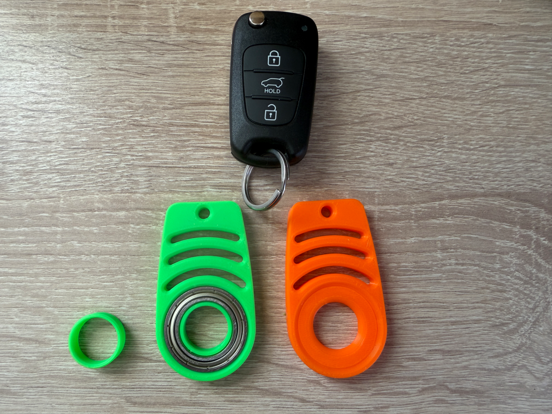 Key Fidget print-in-place oder Kugellager