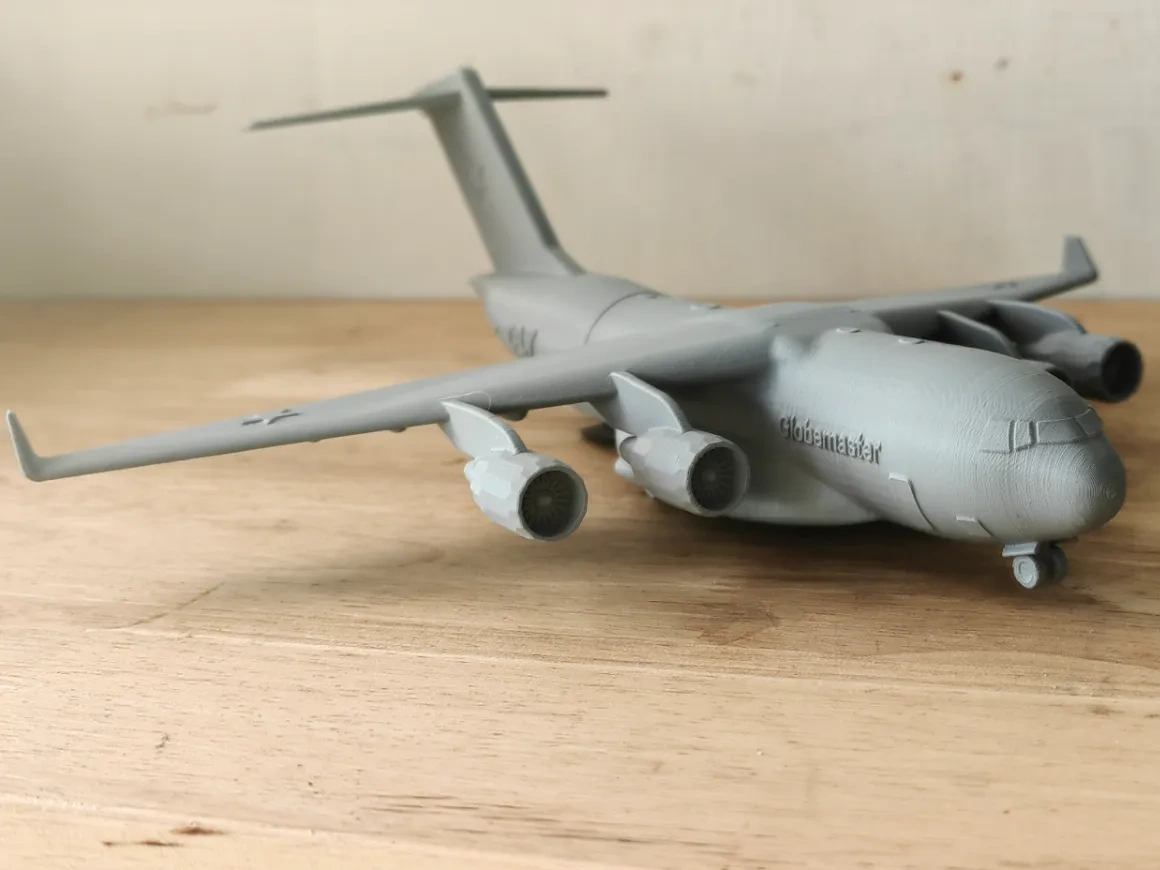 Miniatura 1 do modelo 3D C17-Globemaster（环球霸王）运输机