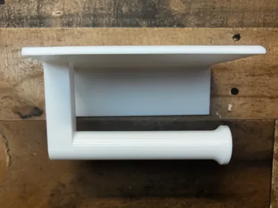 Smaller Toilet Paper Holder with Shelf