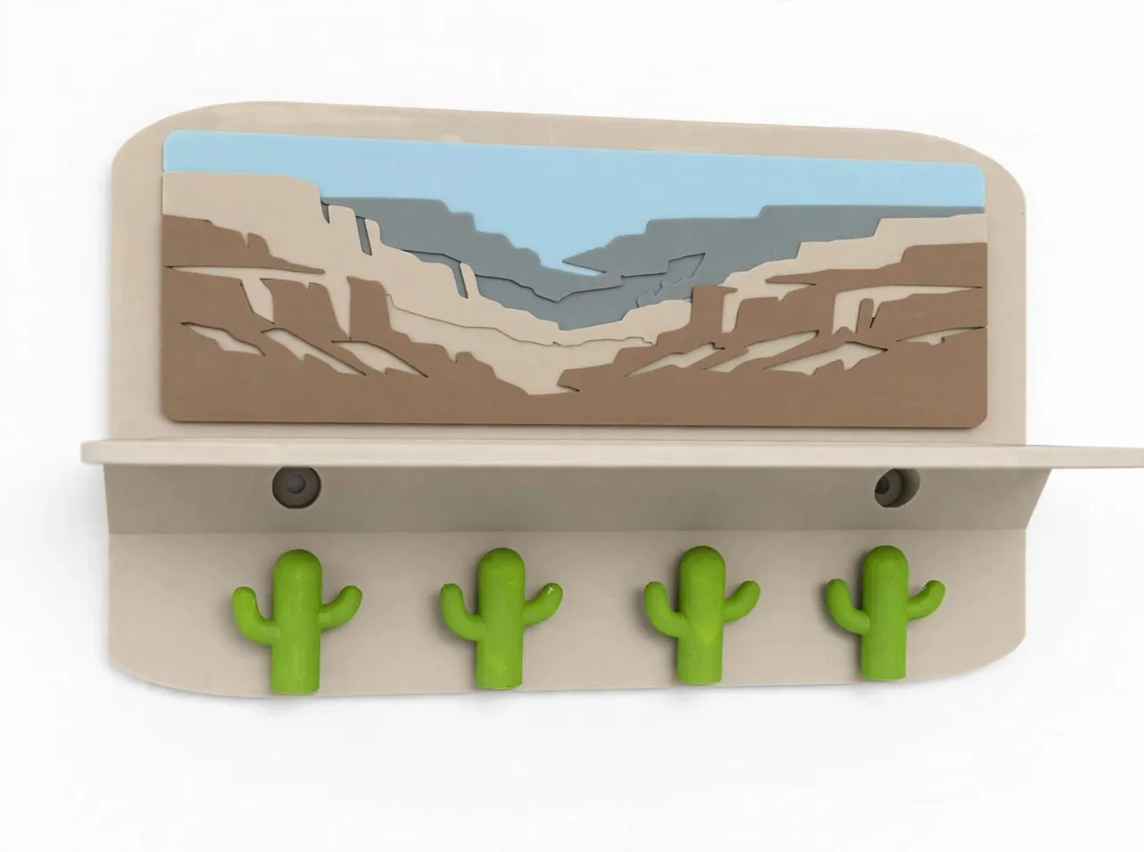 Estanteria y porta llaves desierto view 4