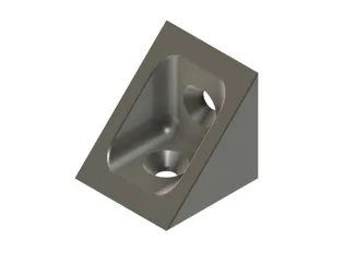 Solid angle 25x25mm