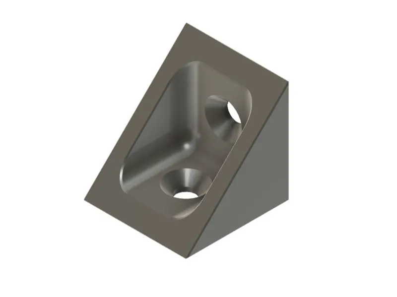 Solid angle 25x25mm