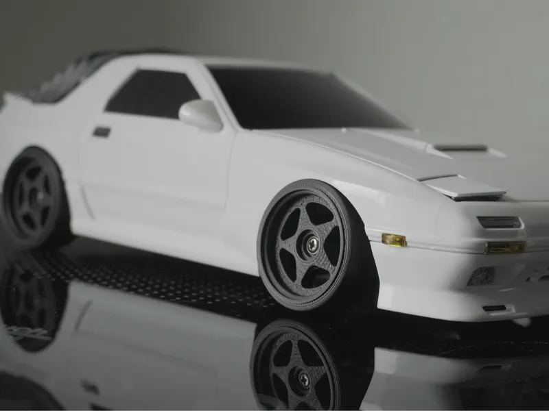 5 spoke wheel for 1/18 drift car