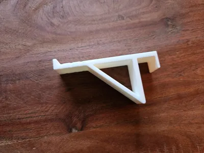 Window Decoration Hook 16x70mm Angle Below