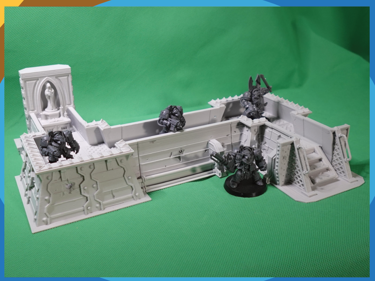 Oldhammer Imperial  Bunker Set A, Modular Terrain