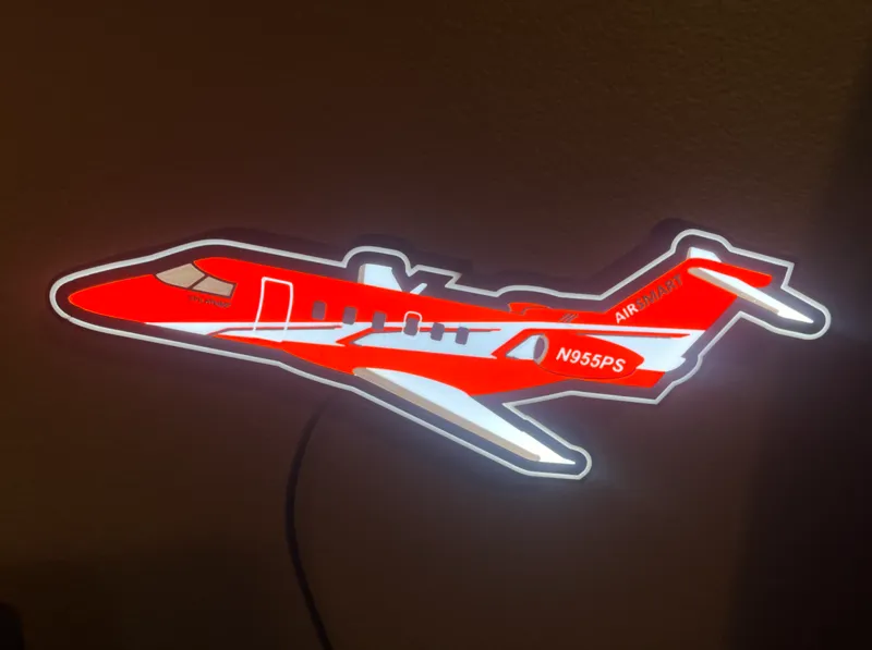 AirSmart Pilatus PC-24 Light Box