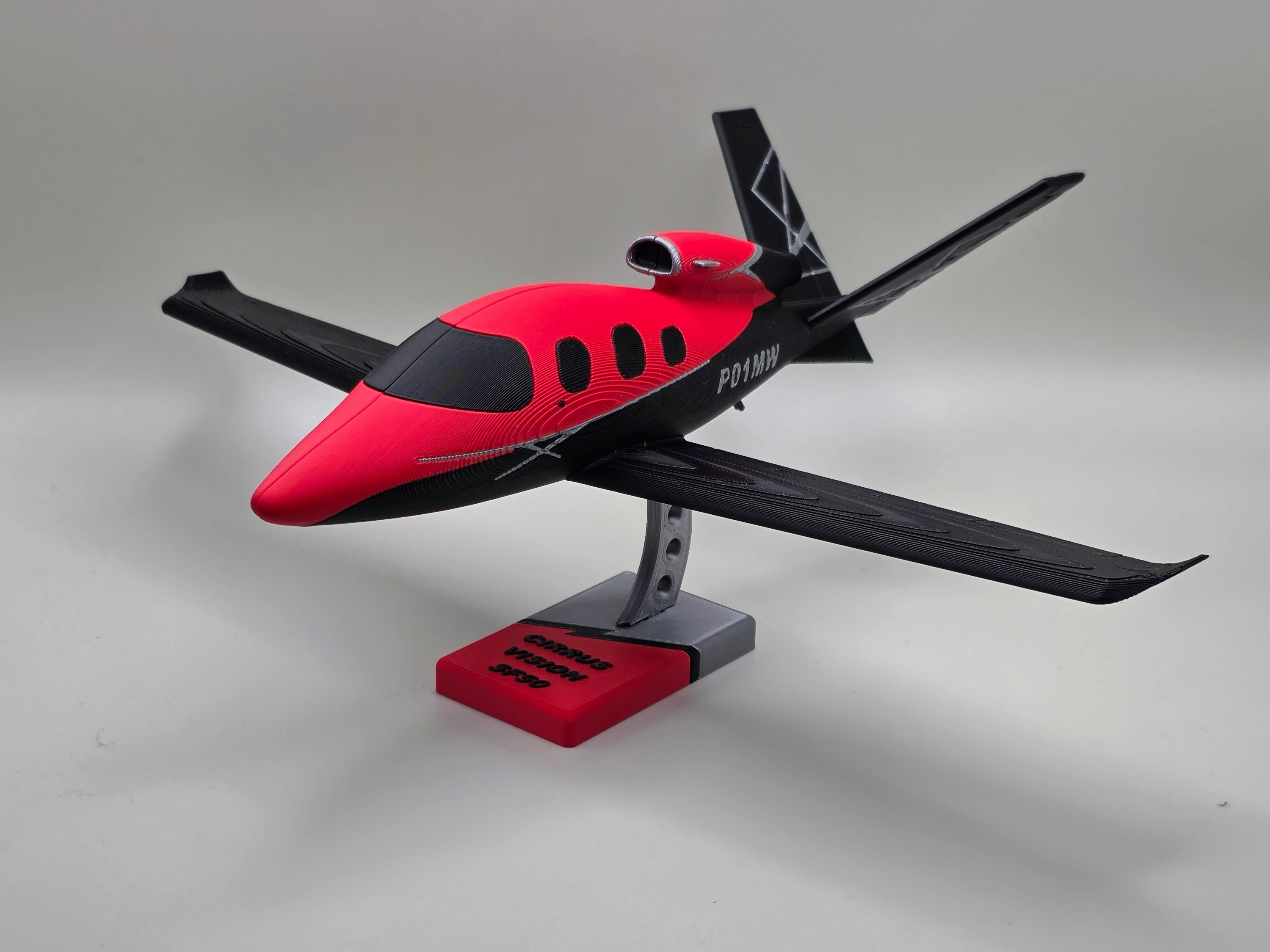 Cirrus Vision Jet Plane Kit Card - 1