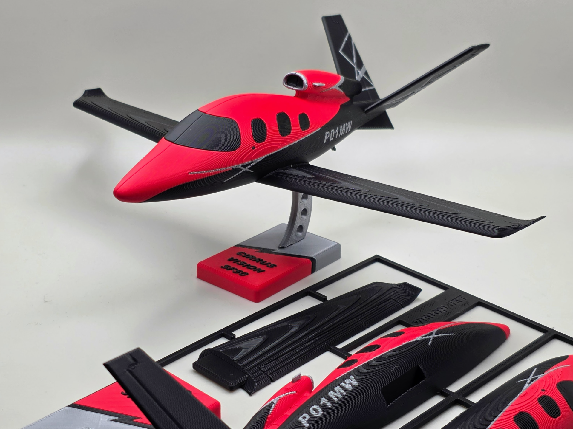 Cirrus Vision Jet Plane Kit Card