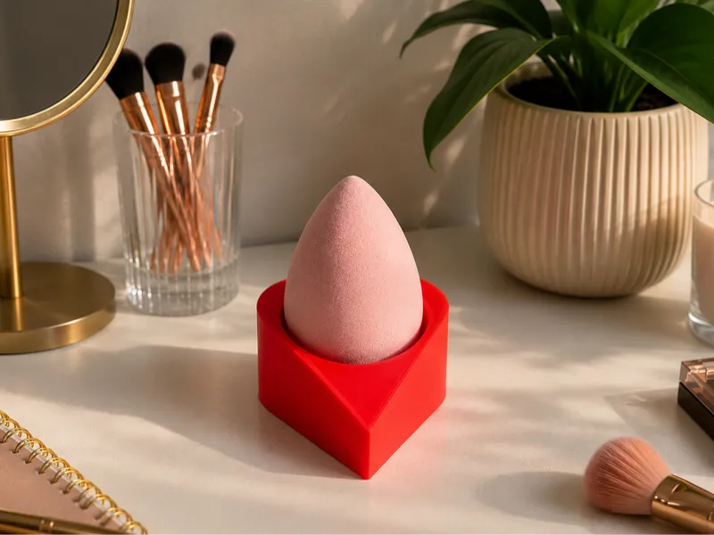 Heart Beauty Blender Holder – Makeup Sponge Stand