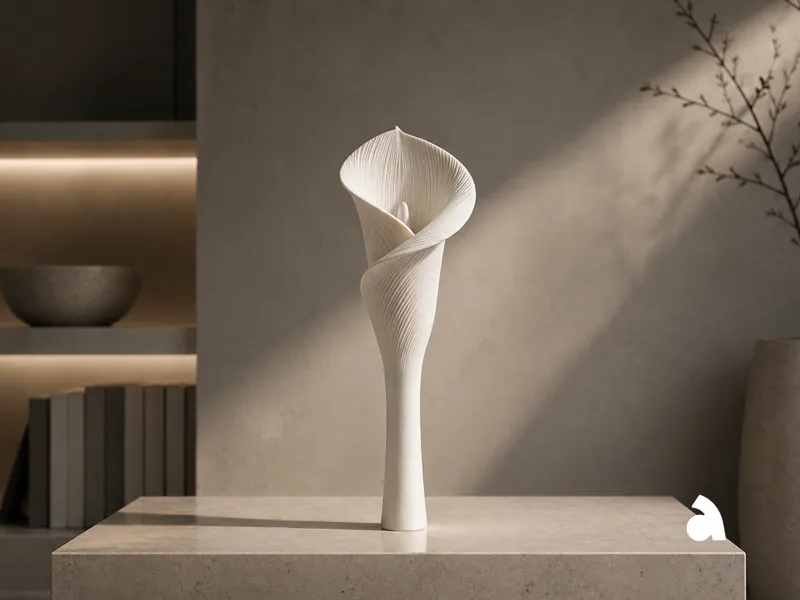 White Calla - Sculptural Decor