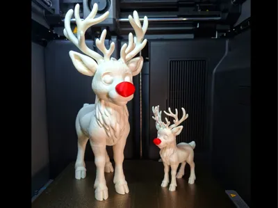 Christmas reindeer Rudolph