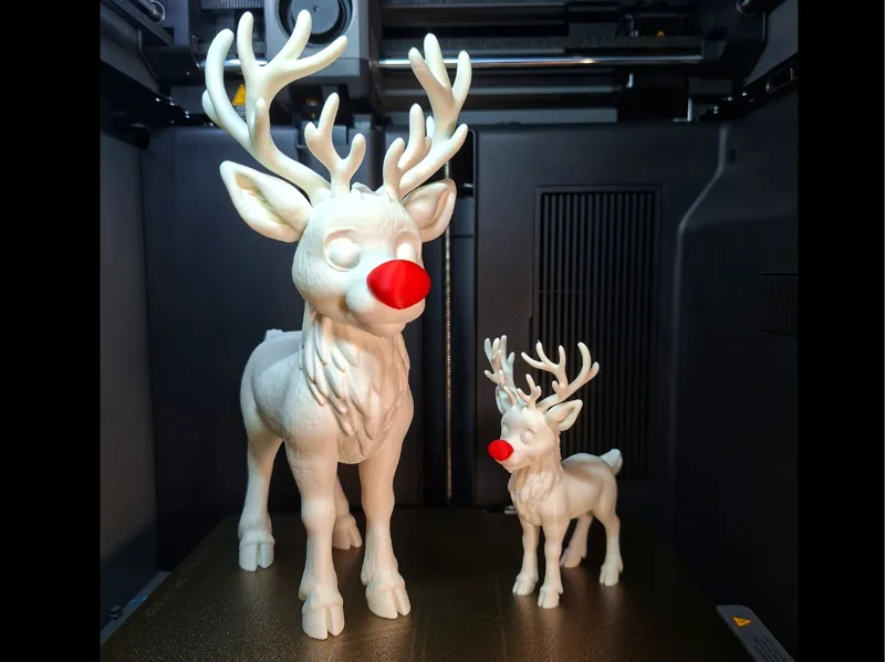 Christmas reindeer Rudolph