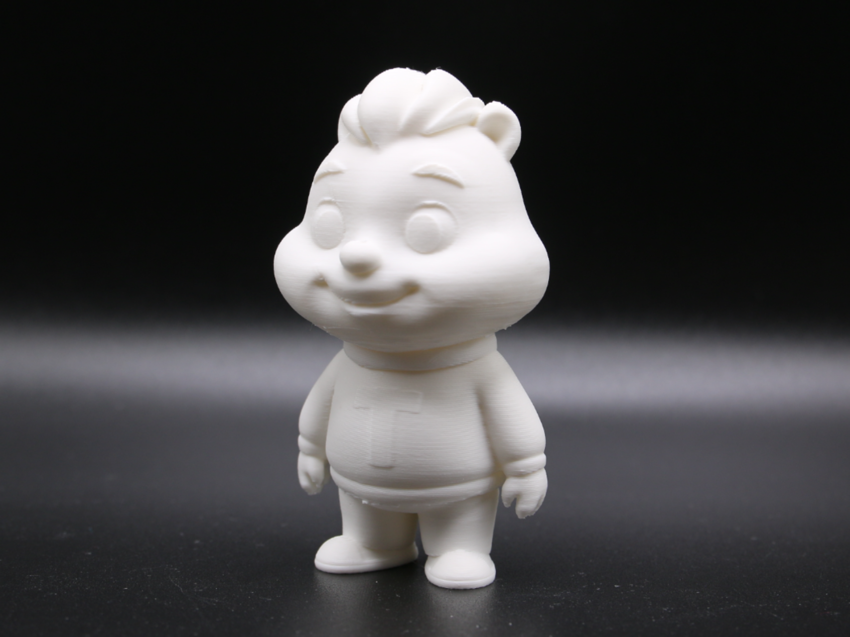 Chibi Chipmunk Acryl Painting Figurine
