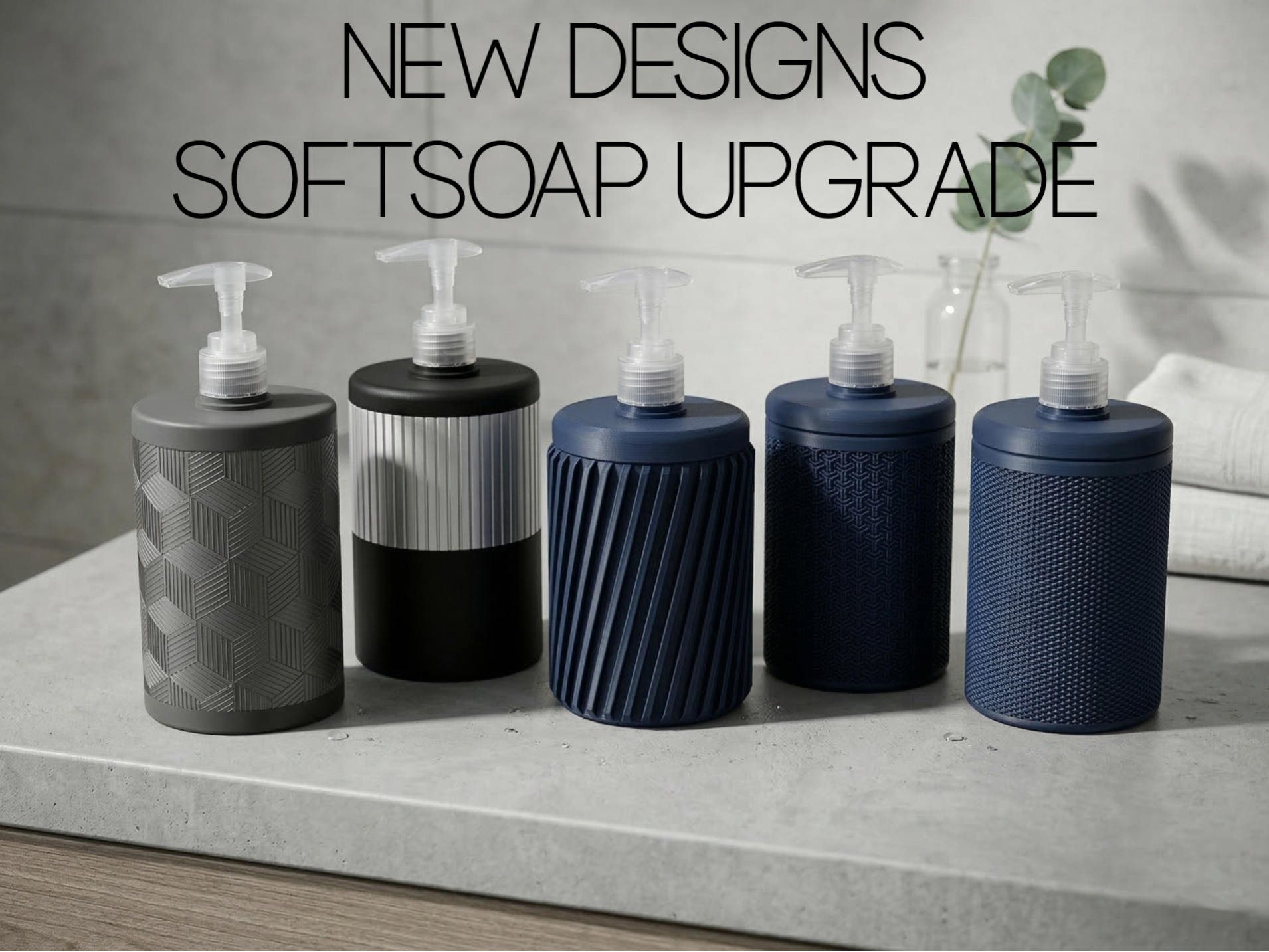 NEW Textured Soap Bottles | Softsoap Pump Upgrade