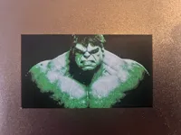 Plaque HueForge Hulk multicolore — photo 1