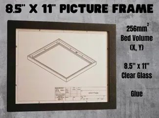 8.5" x 11" Picture Frame