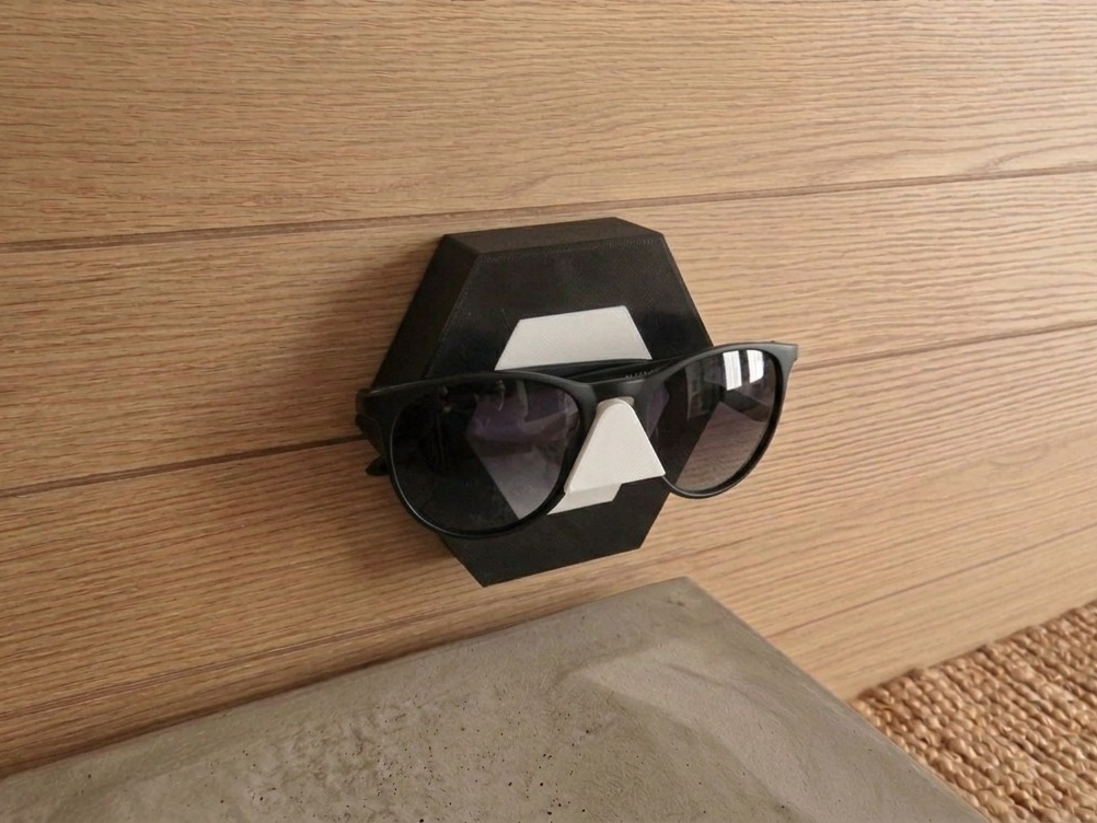 Modular Hexagon Wall Glasses Holder