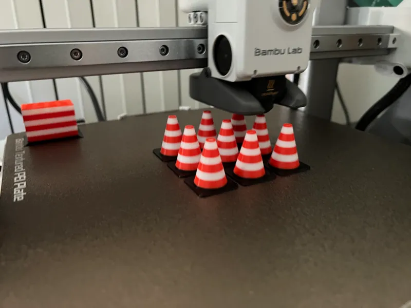 Multi-Color Miniature Traffic Cones