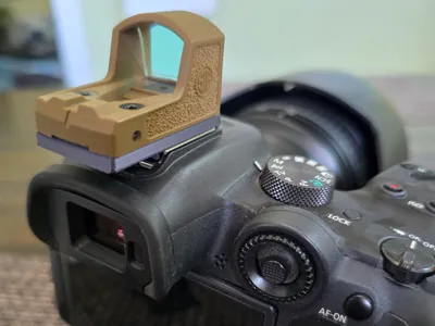 Red Dot to Hot Shoe mount for RMSc footprint optic