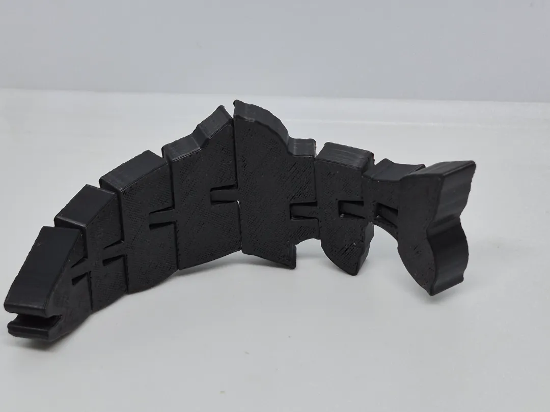 Truite flexible imprimée en place