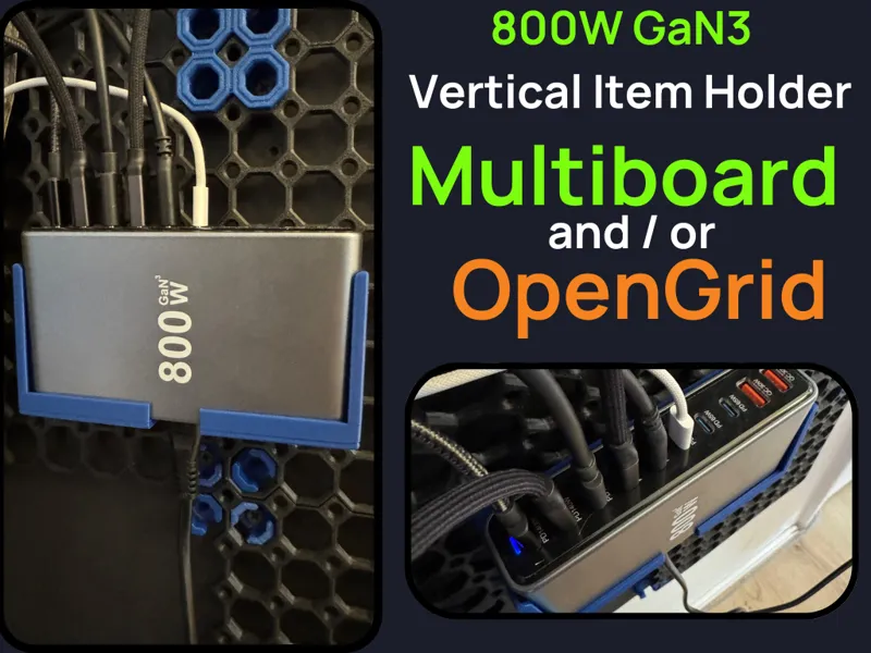Vertical Holder 800W GaN3 Multiboard or OpenGrid