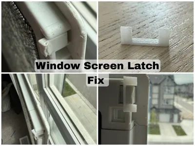 Window Screen Latch 