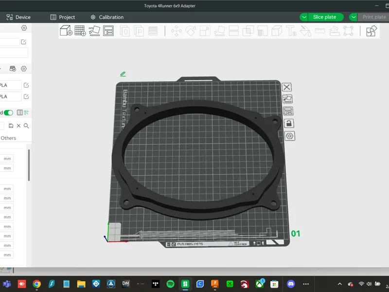 Toyota 4Runner Front 6x9 Adapter