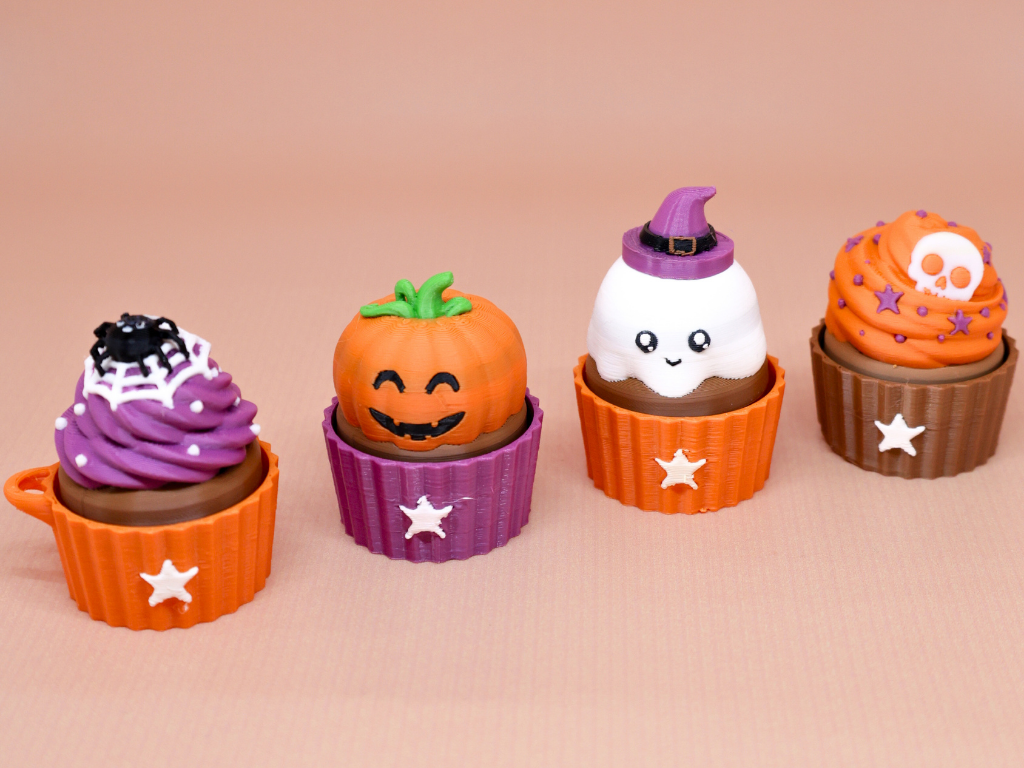 Pumpkin & Ghost Clicker Fidget Toy - 1