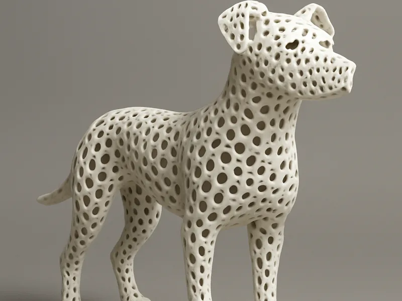 Dog statue