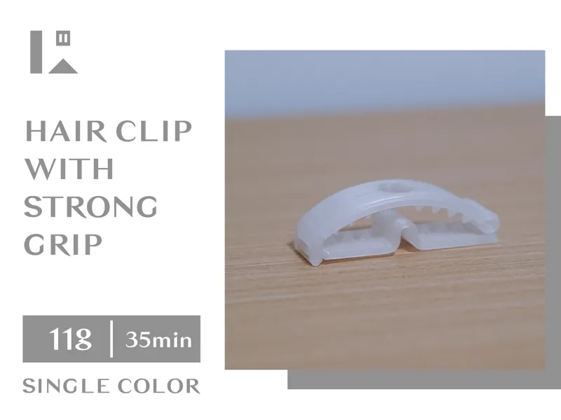 Hair clip with strong grip