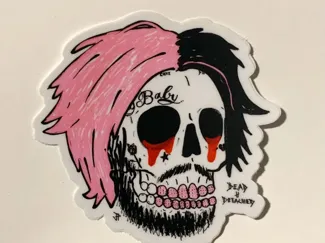 lIL PEEP KEYCHAIN 