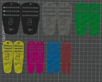 2 sets 7 colors print by object