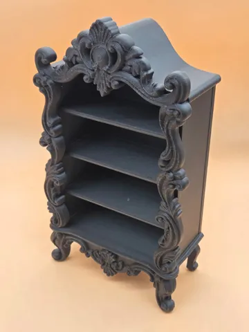 Modelo para impresión 3D: Barockes Mini-Regal für Kristalle & Dekoration — vista de referencia 4