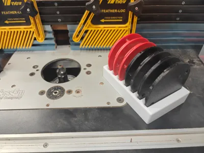 Jessum Router Lift Plates Storage