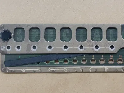 Fallout Board Game player board magnetic pegs