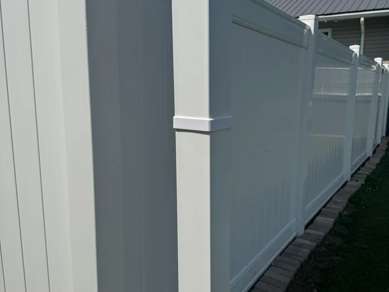 vinyl post seam cover
