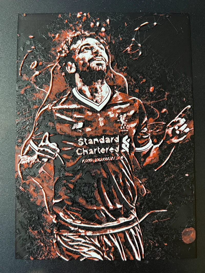 Mohamed Salah (Hueforge 4 colors)