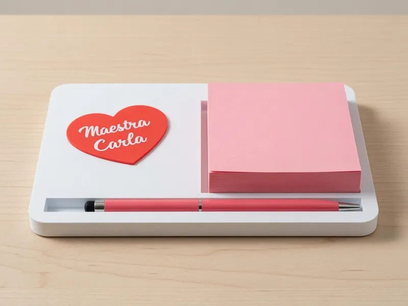 Porta post-it personalizzabile