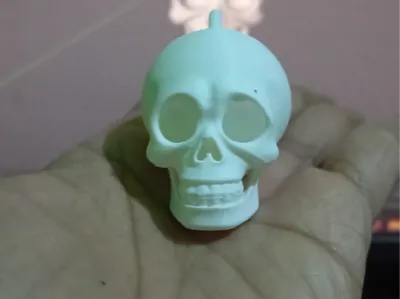 skull keychain