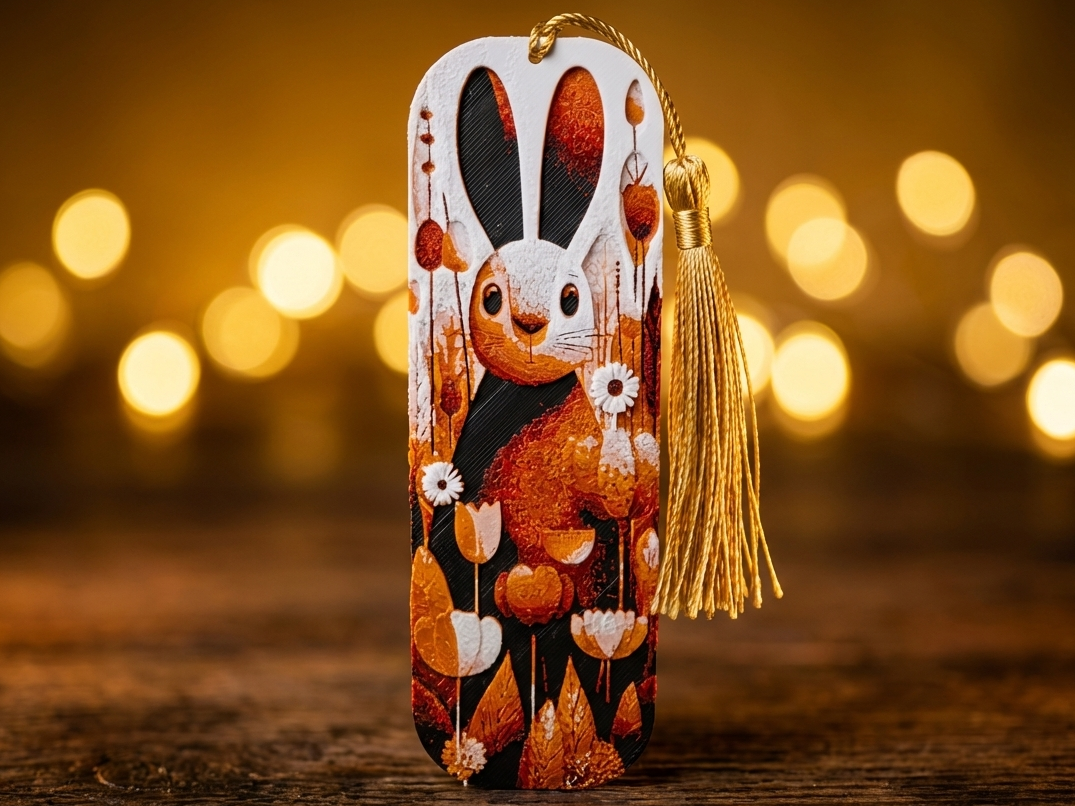 Spring Bunny Meadow · Bookmark